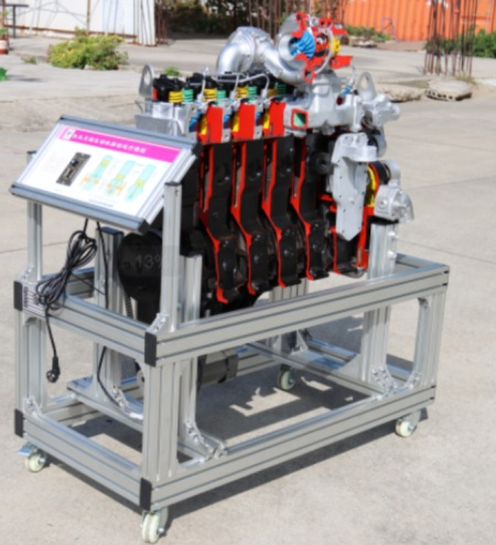 陜汽SX2190發(fā)動機解剖運行臺