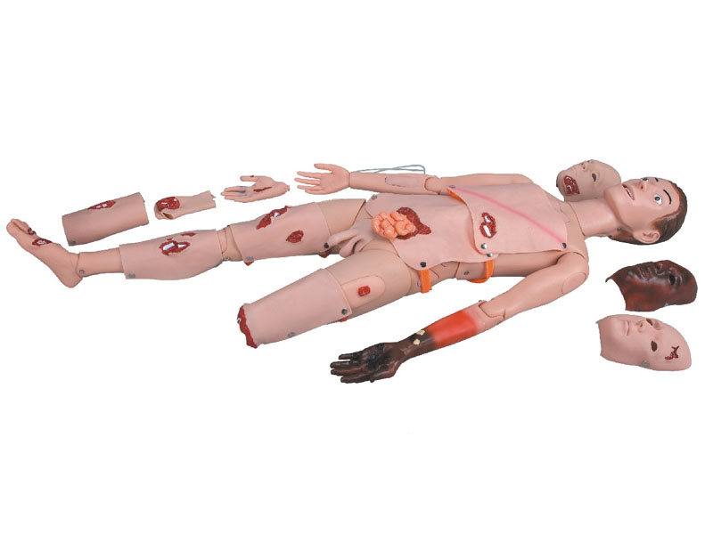 FCZZ-128型戰(zhàn)場急救創(chuàng)傷護(hù)理技術(shù)綜合訓(xùn)練模擬人